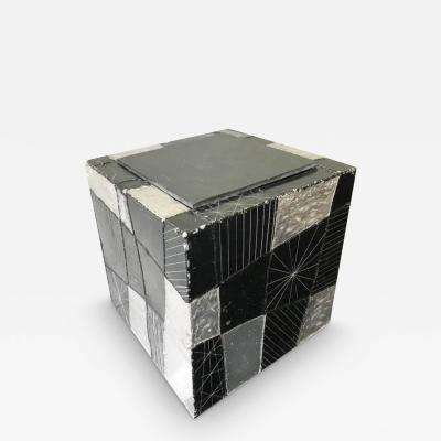 Rubik's cube argenté