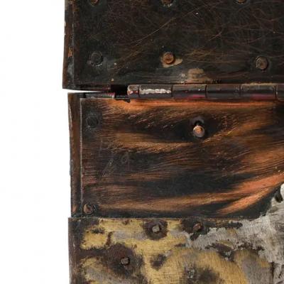 Paul Evans Paul Evans Box for America House Copper Bronze and Pewter Hinged Signed