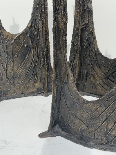 Paul Evans Paul Evans Brutalist Bronze Stalagmite Dining Table