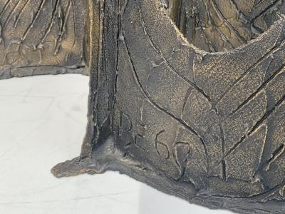 Paul Evans Paul Evans Brutalist Bronze Stalagmite Dining Table