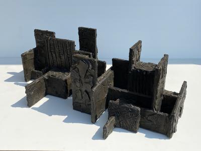 Paul Evans Paul Evans Brutalist Skyline Coffee Table