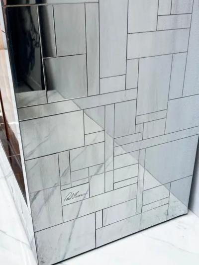 Paul Evans Paul Evans Burl and Chrome Cityscape Credenza Directional Signed 1970s