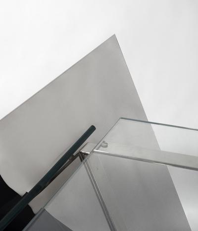 Paul Evans Paul Evans Chrome Mirrored Bed and Desk USA c 1980