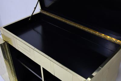 Paul Evans Paul Evans Cityscape Bar Cart in Brass