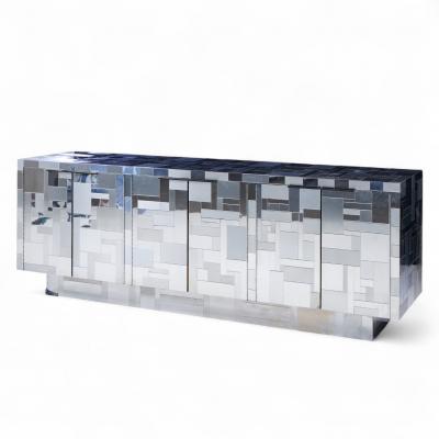 Paul Evans Paul Evans Cityscape Mid Century Chrome Credenza