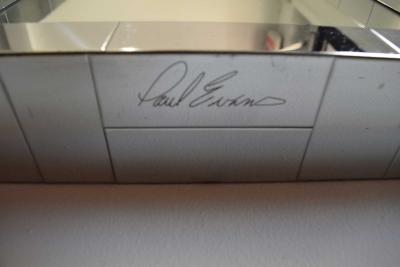 Paul Evans Paul Evans Cityscape Mirror in Chrome Signed