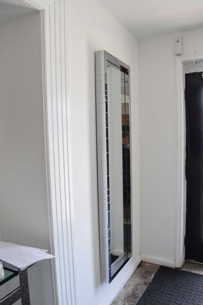 Paul Evans Paul Evans Cityscape Mirror in Chrome Signed