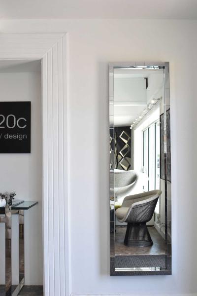 Paul Evans Paul Evans Cityscape Mirror in Chrome Signed