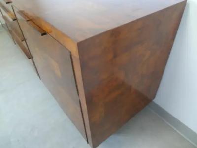 Paul Evans Paul Evans Cityscape Patchwork Burlwood Credenza