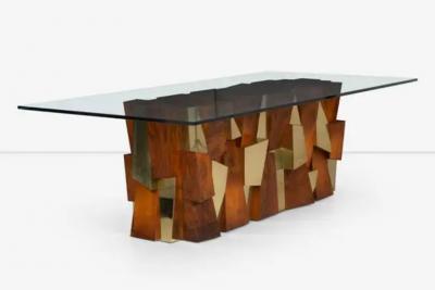 Paul Evans Paul Evans Custom Faceted Dining Table