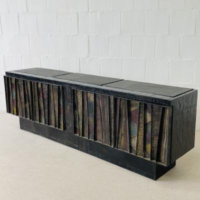 Paul Evans Paul Evans Deep Relief Sideboard Brutalist Sculptural Monumental Mid Century