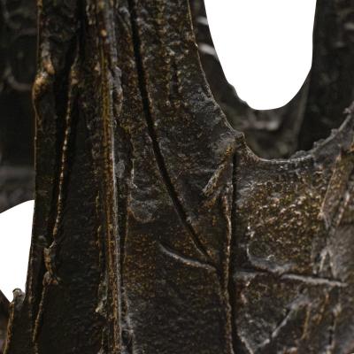 Paul Evans Paul Evans Iconic Sculptured Bronze Dining Table 1970 Signed and Dated 