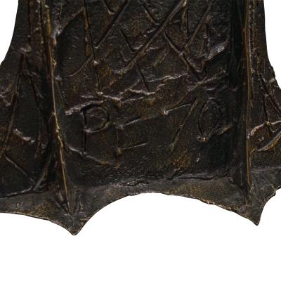 Paul Evans Paul Evans Iconic Sculptured Bronze Dining Table 1970 Signed and Dated 