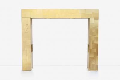 Paul Evans Paul Evans King Size Bedframe with Brass Tiles