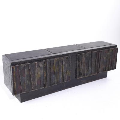 Paul Evans Paul Evans Mid Century Deep Relief Cabinet Credenza