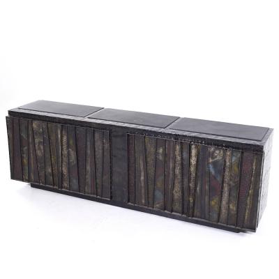 Paul Evans Paul Evans Mid Century Deep Relief Cabinet Credenza