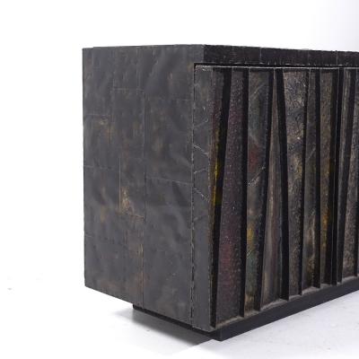 Paul Evans Paul Evans Mid Century Deep Relief Cabinet Credenza