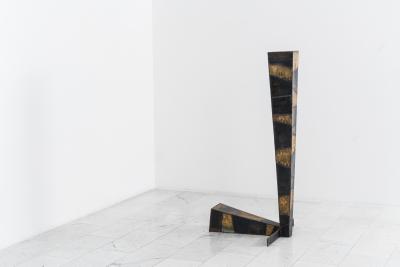 Paul Evans Paul Evans Sculpted Steel Floor Lamp USA