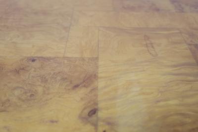 Paul Evans Paul Evans Signed Burl Patchwork Cocktail Table 48 Square