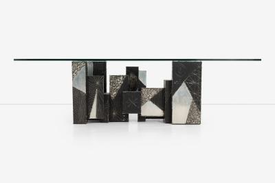 Paul Evans Paul Evans Studio for Directional Argente Unique Dining Table