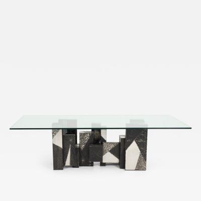 Paul Evans Paul Evans Studio for Directional Argente Unique Dining Table