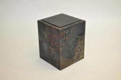 Paul Evans Paul Evans Welded Steel Cube Table