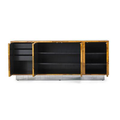 Paul Evans Paul Evans for Directional Cityscape Patchwork Credenza Cabinet