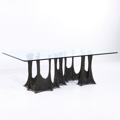 Paul Evans Paul Evans for Directional PE 102 Mid Century Stalagmite Bronze Dining Table