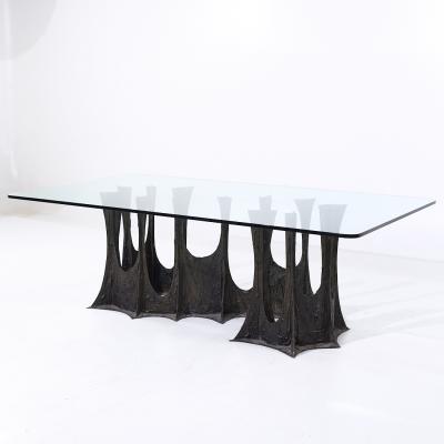 Paul Evans Paul Evans for Directional PE 102 Mid Century Stalagmite Bronze Dining Table