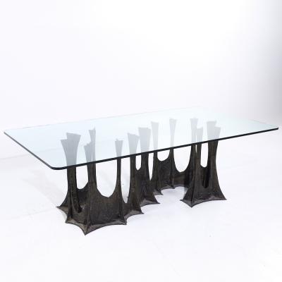 Paul Evans Paul Evans for Directional PE 102 Mid Century Stalagmite Bronze Dining Table