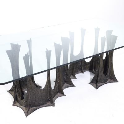 Paul Evans Paul Evans for Directional PE 102 Mid Century Stalagmite Bronze Dining Table