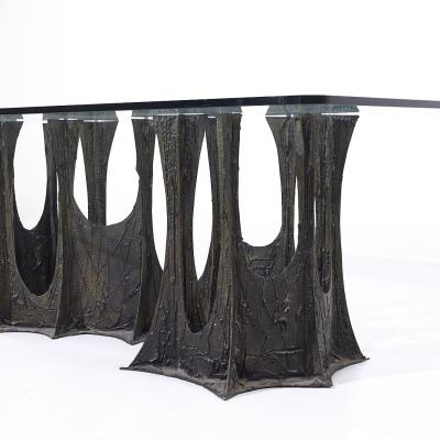 Paul Evans Paul Evans for Directional PE 102 Mid Century Stalagmite Bronze Dining Table
