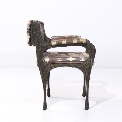 Paul Evans Paul Evans for Directional PE 105 106 MCM Bronze Stalagmite Chairs Set of 6