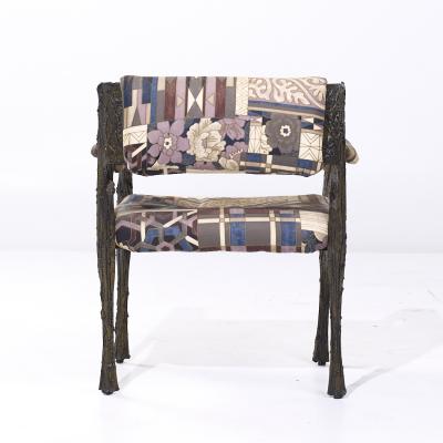 Paul Evans Paul Evans for Directional PE 105 106 MCM Bronze Stalagmite Chairs Set of 6