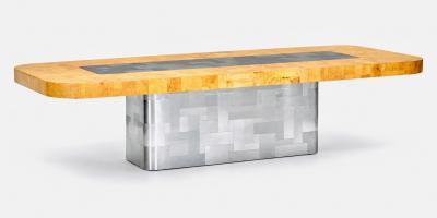 Paul Evans Phillip Lloyd Powell Paul Evans Cityscape Dining Table for Directional from PE 400 Series 1970