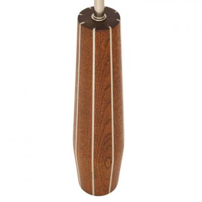 Paul Evans Phillip Lloyd Powell Paul Evans and Phillip Lloyd Powell Table Lamp Walnut and Pewter