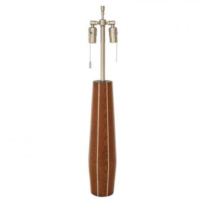 Paul Evans Phillip Lloyd Powell Paul Evans and Phillip Lloyd Powell Table Lamp Walnut and Pewter
