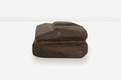 Paul Evans Phillip Lloyd Powell Rare Paul Evans Sculpted Bronze Resin Hinged Box