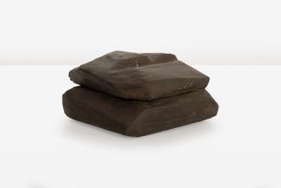 Paul Evans Phillip Lloyd Powell Rare Paul Evans Sculpted Bronze Resin Hinged Box