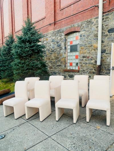 Paul Evans SUITE OF EIGHT DINING CHAIRS IN THE MANNER OF PAUL EVANS