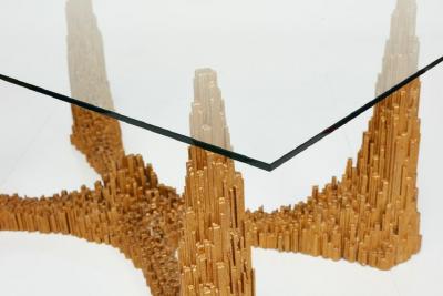 Paul Evans Sculptural City Skyscraper Base Dining Table