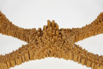 Paul Evans Sculptural City Skyscraper Base Dining Table