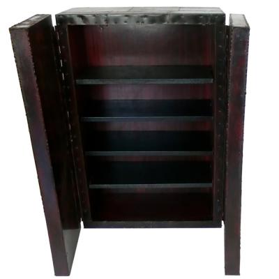 Paul Evans Signed Paul Evans Geometric Hanging Cabinet 1970