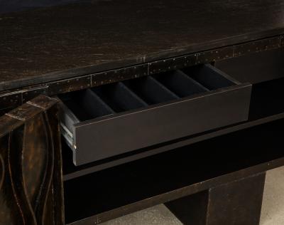 Paul Evans Wavy Front Cabinet by Paul Evans Studio