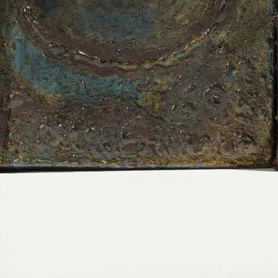 Paul Evans Welded Polychrome Steel Skyline Coffee Table by Paul Evans