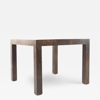 Paul Evans for Directional Cityscape Style Mid Century Patchwork Burlwood Table