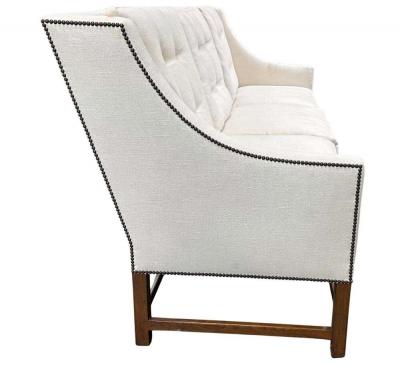Paul Ferrante Huge Paul Ferrante Mahogany Down Mitchell Sofa Settee