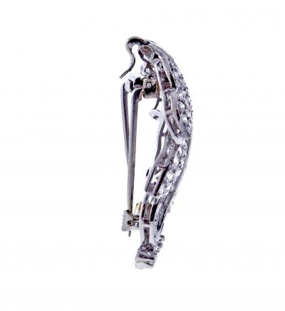 Paul Flato Paul Flato Diamond Leaf Brooch