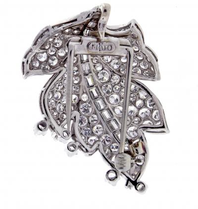 Paul Flato Paul Flato Diamond Leaf Brooch