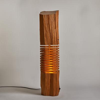 Paul Foeckler Large Split Grain Pinewood Light Sculpture